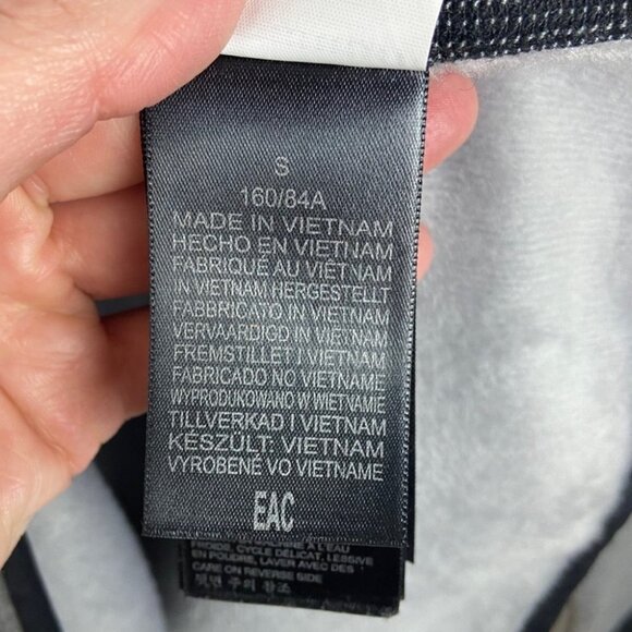 Marmot Quarter Zip Pullover Sweater Black Grey Size Small Stretch Quilted Jacket - Picture 6 of 8